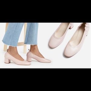 Everlane Day Heel in Pink